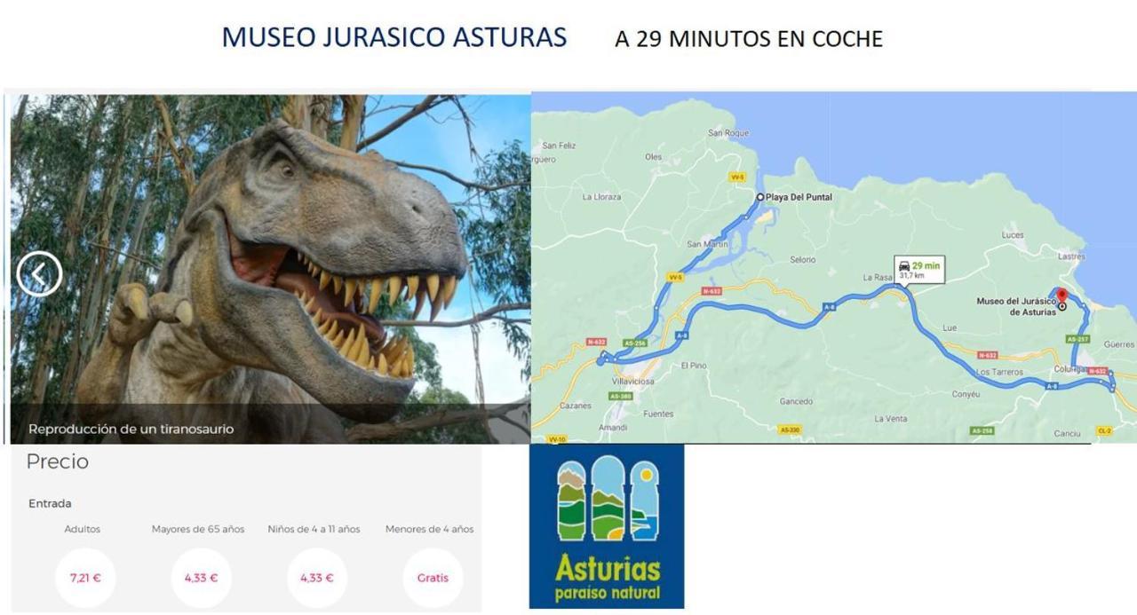 Playa Del Puntal Villaviciosa Asturias Lujo Primera Linea Playa Εξωτερικό φωτογραφία